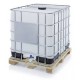 Cuves IBC 1000 litres de réemploie -palette bois