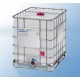 Cuves IBC 1000 litres de réemploie -palette acier